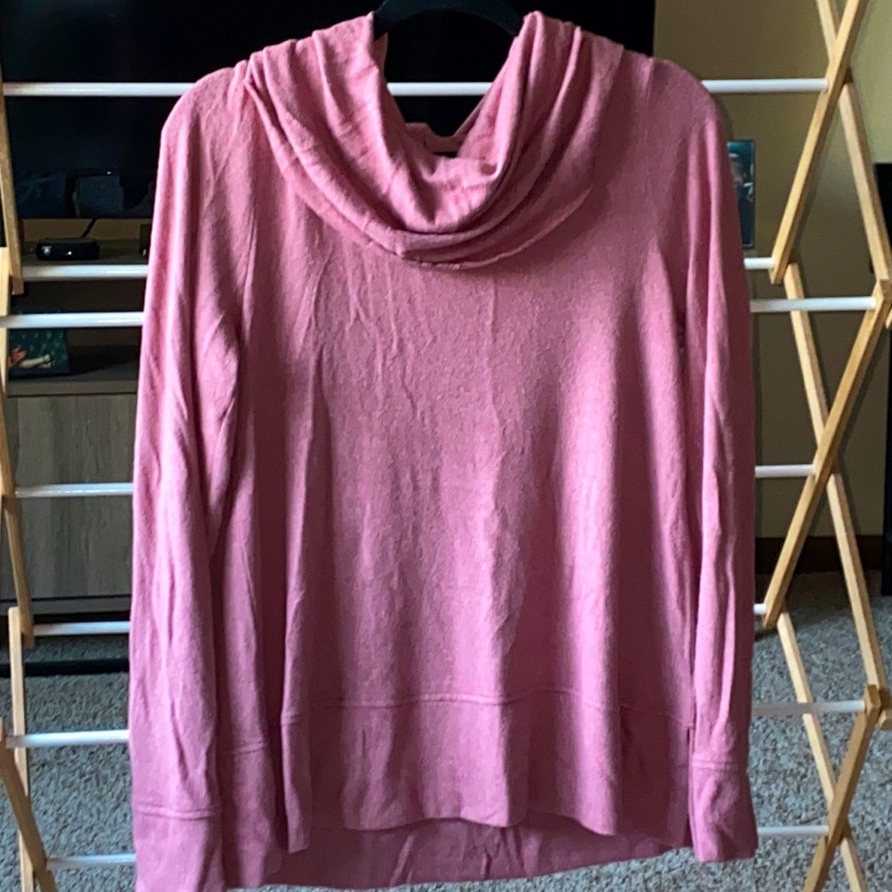 Mauve Cowl Neck Sweater